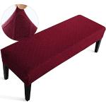 Fuloon Sitzbezug für Esszimmer, gepolstert, Stretch, Spandex, abnehmbar, für Wohnzimmer, Schlafzimmer, Küche (Rot)