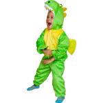 Reduzierte Grüne Dinosaurier-Kostüme aus Fleece für Kinder 