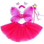 Reduzierte Rosa Schmetterlingsflügel für Kinder 