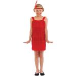 Rote Charleston-Kostüme & 20er Jahre Kostüme mit Pailletten für Kinder 