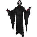 Fun World Blutendes Ghost Face Scream Kostüm deluxe - Blutige Maske - - Einheitsgröße - Halloween & Horror Verkleidung