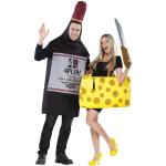Fun World Kostüme perfekt gepaart Wein- und Käse-Set, Schwarz/Gelb, Einheitsgröße