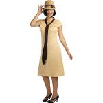 Braune Charleston-Kostüme & 20er Jahre Kostüme für Damen Größe M 
