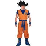 Funidelia | Goku Kostüm - Dragon Ball OFFIZIELLE für Herren Größe S Son Goku, Anime, Saiyan - Orange, Hose, T-Shirt, Armreifen, Gürtel und Überziehstiefel