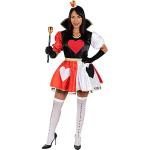 Rote Alice im Wunderland Die Herzkönigin Ninja-Kostüme für Damen Größe S 