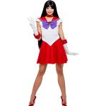 Rote Sailor Moon Matrosen-Kostüme aus Polyester für Damen 