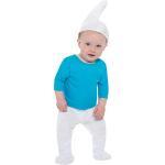 Funidelia | Schlumpf Kostüms 100% OFFIZIELLE für Baby Größe 6-12 Monate The Smurfs, Zeichentrickfilm, Zwerg - Farben: Blau, Zubehör für Kostüm - Lustige Kostüme für Deine Partys