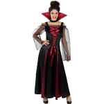 Schwarze Vampir-Kostüme für Damen Größe S 