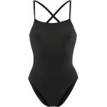 Schwarze Funkita Damenschwimmanzüge & Damensportbadeanzüge aus Polyester enganliegend Größe M 