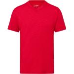 Rote Casual James & Nicholson T-Shirts aus Jersey für Herren Größe M 