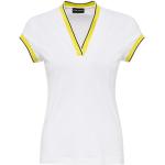 Funktions-Shirt, Kurzarm, V-Ausschnitt , Golfino , Damen , Weiß