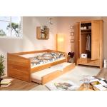 Fun-Möbel Einzelbetten lackiert aus Massivholz mit Schublade 90x200 Breite 50-100cm, Höhe 50-100cm, Tiefe 200-250cm 