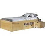 Funktionsbett Claas - holzfarben - 96 cm - 47,5 cm - 209 cm - Schlafzimmermöbel > Betten > Bettgestelle & Futonbetten