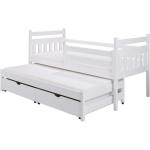 Weiße Fun-Möbel Tagesbetten & Daybeds aus Massivholz 90x190 Breite 50-100cm, Höhe 50-100cm, Tiefe 150-200cm 