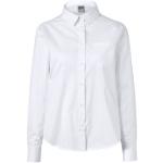 Reduzierte Weiße Langärmelige TCHIBO Bio Shirts mit Tasche für Damen Größe M 
