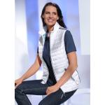 Weiße Wasserdichte Winddichte bader Mini Stehkragen Kurzjacken & Cropped-Jackets aus Polyester für Damen Größe XL 