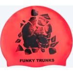 Funky Trunks Badekappe - Bone Head (Orange) Default Title