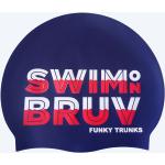 Funky Trunks Badekappe - Swim on Bruv - Dunkelblau Default Title