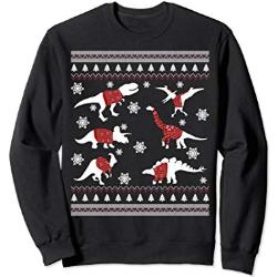 Funny Dinosaurs Ugly Christmas Sweater For Kid Men