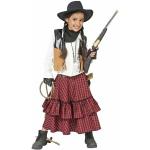 Schwarze Funny Fashion Cowboy-Kostüme aus Polyester für Kinder Größe 164 