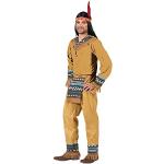 Funny Fashion Indianer Cherokee Herren Kostüm Gr.