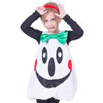 Weiße Funny Fashion Gespenster-Kostüme aus Polyester für Kinder Größe 98 