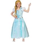 Funny Fashion Prinzessin-Kostüm »Eisprinzessin Kostüm "Elsa" für Kinder - Hellblau, Schneekönigin Eiskönigin Glitzerkleid«