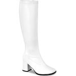 Weiße Funtasma Gogo Kostüm Schuhe aus PU für Damen Größe 40 