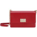 Rote Elegante FURLA 1927 Lederhandtaschen aus Leder mit Kettenhenkel für Damen klein 