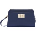 Blaue Elegante FURLA 1927 Bodybags mit Reißverschluss für Damen mini 