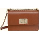 Braune Elegante FURLA 1927 Mini-Bags aus Leder für Damen klein 