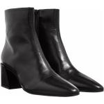 Reduzierte Schwarze FURLA Ankle Boots & Klassische Stiefeletten aus Leder für Damen Größe 37 