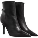 Schwarze FURLA Ankle Boots & Klassische Stiefeletten aus Leder für Damen Größe 40 