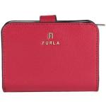 Reduzierte Rote Unifarbene FURLA Brieftaschen mit Reißverschluss aus Leder für Damen 