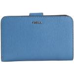 Blaue Unifarbene FURLA Brieftaschen aus Leder für Damen 