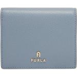 Blaue FURLA Mini Geldbörsen aus Leder für Damen klein 