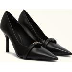 Schwarze FURLA High Heels & Stiletto-Pumps in Schmalweite aus Nappaleder für Damen Größe 38 