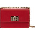 Reduzierte Rote Elegante FURLA Mini-Bags aus Kalbsleder mit Innentaschen für Damen mini 