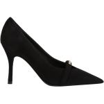 Schwarze Elegante FURLA High Heels & Stiletto-Pumps aus Veloursleder für Damen Größe 37 