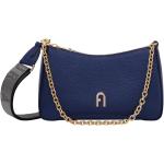 Reduzierte Blaue Elegante FURLA Bodybags mit Reißverschluss aus Kalbsleder für Damen mini 