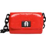 Reduzierte Rote FURLA Damenschultertaschen & Damenshoulderbags aus Nylon mit Außentaschen mini 