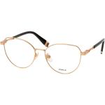 Pinke FURLA Vollrand Brillen aus Metall für Damen 