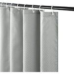 Graue Textil-Duschvorhänge aus Textil 90x180 