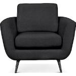 Reduzierte Silberne Skandinavische furninova Bio Nachhaltige Lounge Sessel gepolstert Breite 50-100cm, Höhe 50-100cm, Tiefe 50-100cm 