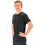 Schwarze Gestreifte Fusion T-Shirts aus Polyester für Herren Größe XXL 