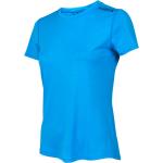 Blaue Melierte Fusion T-Shirts aus Polyester für Damen Größe XXL 