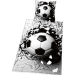 Fußballbettwäsche mit Reißverschluss aus Renforcé maschinenwaschbar 135x200 