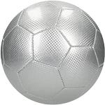 elasto – Fußball Größe 5 Silber – wasserfester Trainingsball mit Butyl-Ventil & Latex-Blase – Gute Ballkontrolle & hohe Ballbeschleunigung (Ø ca. 22 | Gewicht ca. 370 g)