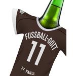 Fussball Gott Trikot passend für FC ST. Pauli Trikot Fans | offiziell männer Trikot-Bierkühler by MYFANSHIRT.com fußball heim Trikot t-Shirt