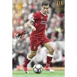 Fußball Poster - Liverpool, Coutinho 17-18 (91 x 61 cm)